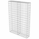 vidaXL Schanskorfmuur met deksels 100x20x150 cm gegalvaniseerd staal