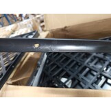 vidaXL Plantenbak met latwerk 120x40x136 cm polypropeen zwart