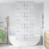 VidaXL Rolgordijn Douche 80x240 cm Vierkant - 69% Korting