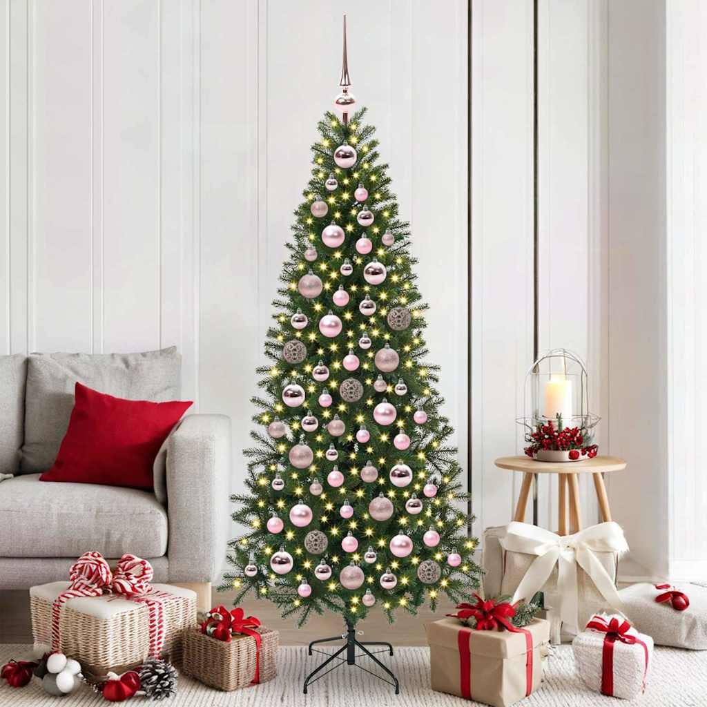 Roze Kunststof Kerstballen met 300 LED's - 53% Korting