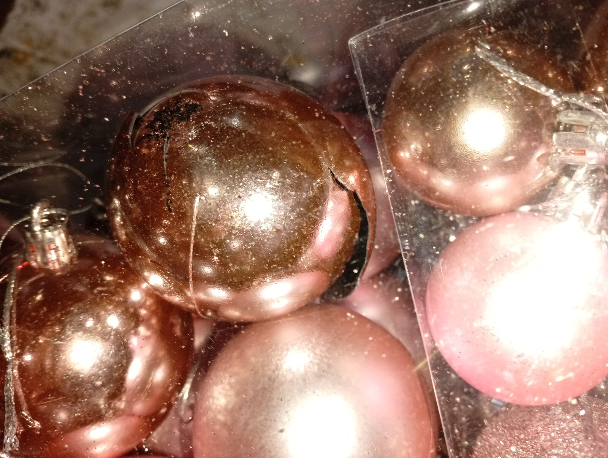 Roze Kunststof Kerstballen met 300 LED's - 53% Korting