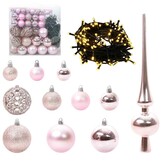 Roze Kunststof Kerstballen met 300 LED's - 53% Korting