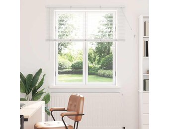 VidaXL Raamblind Aluminium Wit 130x130cm - 63% Korting