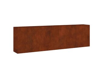 vidaXL Plantenbak verhoogd 280x40x80 cm cortenstaal