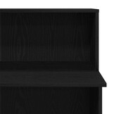 vidaXL Receptiebalie 100x50x103,5 cm bewerkt hout zwart
