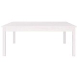 vidaXL Salontafel 100x100x40 cm massief grenenhout wit