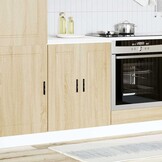 vidaXL Onderkast "Porto" bewerkt hout sonoma eikenkleurig