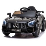 Elektrische kinderauto - Mercedes GTR AMG - 2x25W - zwart