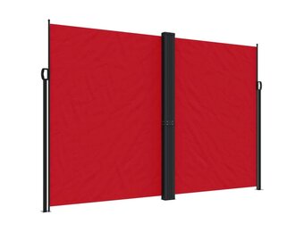 vidaXL Windscherm uittrekbaar 220x600 cm rood