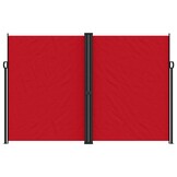 vidaXL Windscherm uittrekbaar 220x600 cm rood