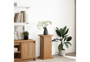 VidaXL Houten Sokkel met Opbergruimte 31x30x60 cm Artisanaal Eikenkleur - 57% Korting