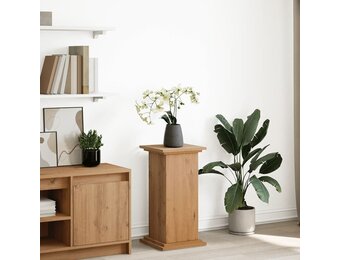 vidaXL Sokkel met opbergruimte 31x30x60 cm hout artisanaal eikenkleur