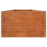 vidaXL Plantenbak verhoogd 320x80x45 cm cortenstaal roestig