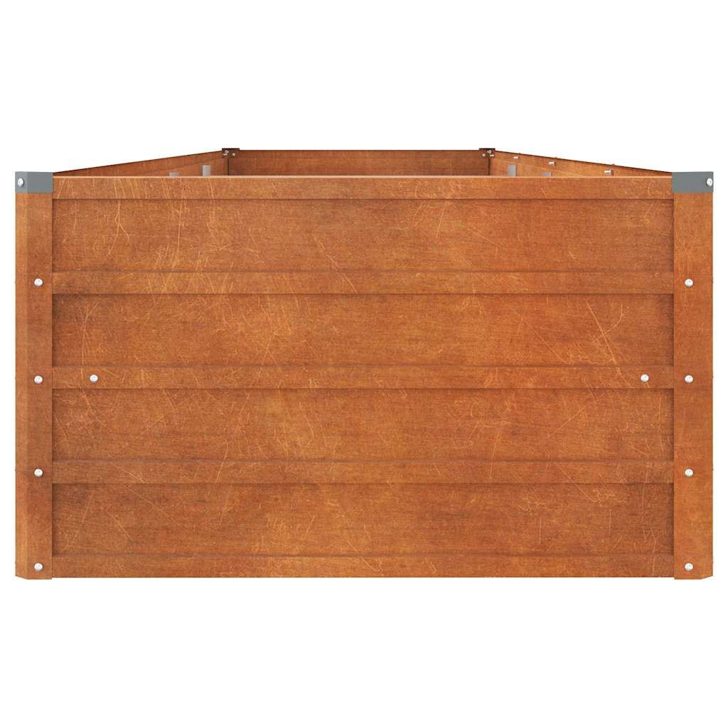 vidaXL Plantenbak verhoogd 320x80x45 cm cortenstaal roestig