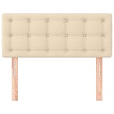 Hoofdbord Crèmekleurig Stof 80x5x78/88 cm - 49% Korting