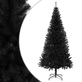 Zwarte Kunstkerstboom met Standaard 240 cm PVC - 41% Korting