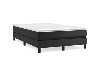 vidaXL Bedframe kunstleer zwart 120x200 cm