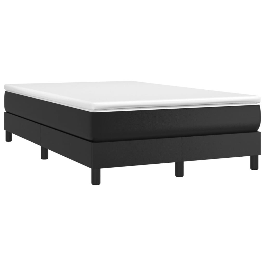vidaXL Bedframe kunstleer zwart 120x200 cm