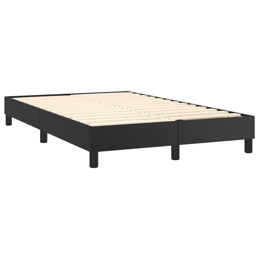 vidaXL Bedframe kunstleer zwart 120x200 cm