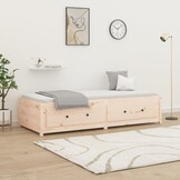 vidaXL Slaapbank zonder matras 80x200 cm massief grenenhout