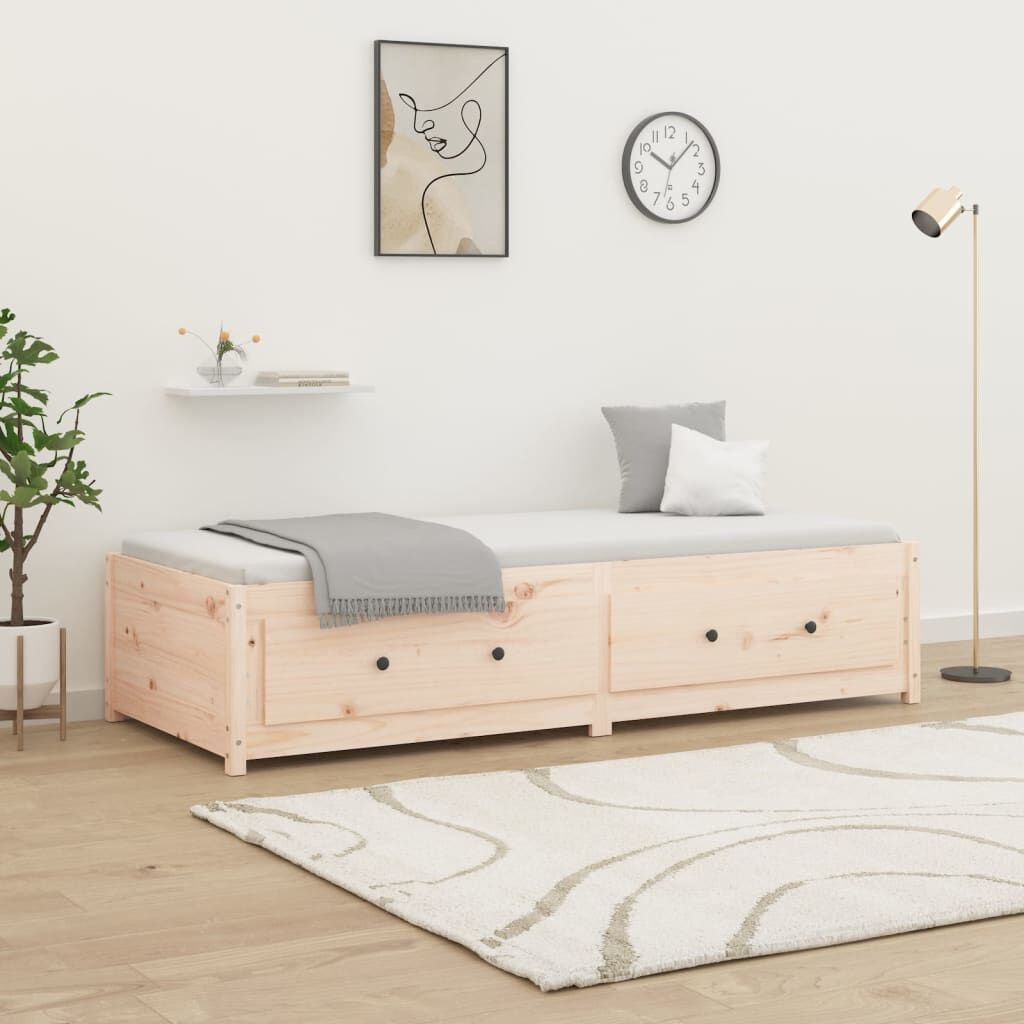 vidaXL Slaapbank zonder matras 80x200 cm massief grenenhout