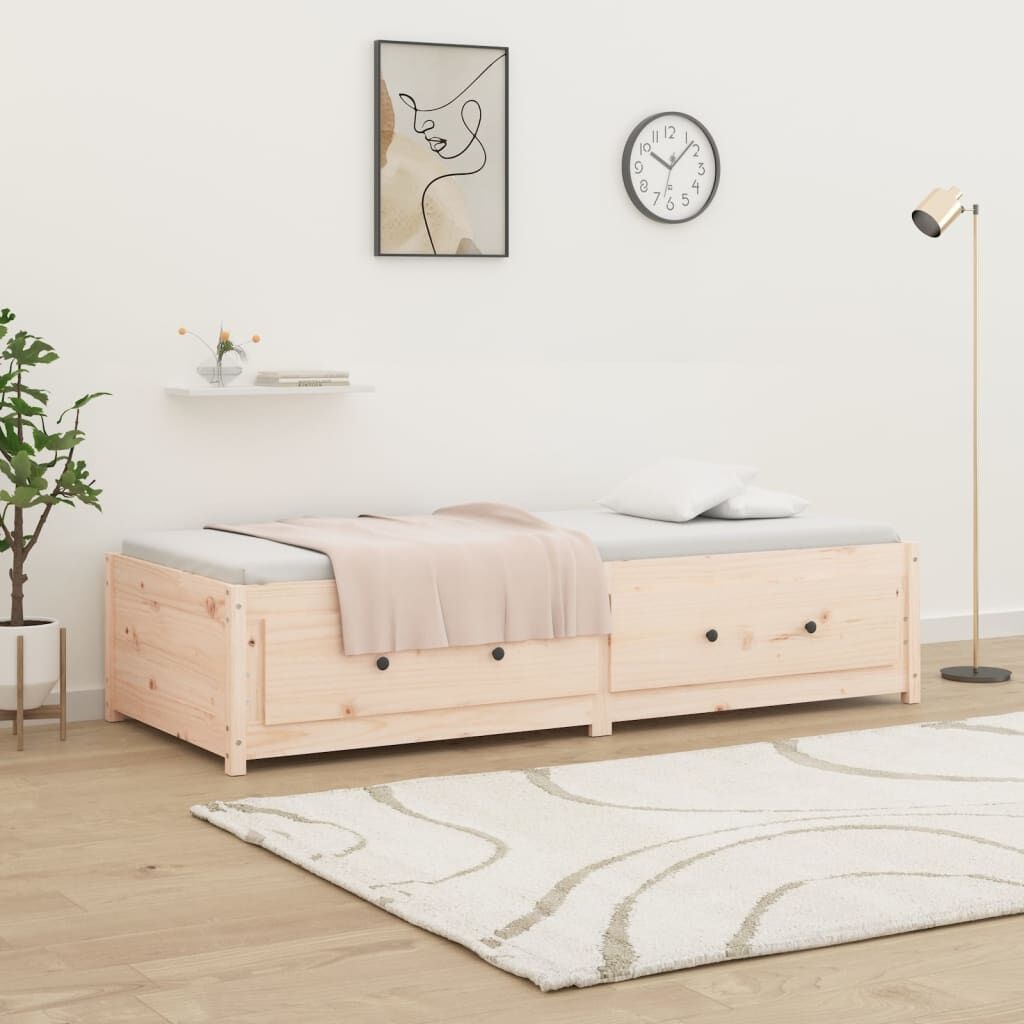 vidaXL Slaapbank zonder matras 80x200 cm massief grenenhout