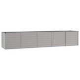 vidaXL Plantenbak verhoogd 400x80x77 cm cortenstaal roestig