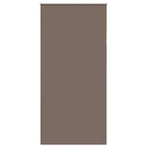 vidaXL Rolgordijn verduisterend koffie 110x230 cm stofbreedte 105,7 cm