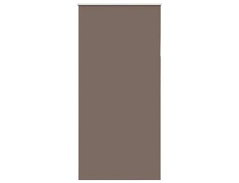vidaXL Rolgordijn verduisterend koffie 110x230 cm stofbreedte 105,7 cm