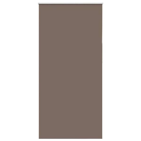vidaXL Rolgordijn verduisterend koffie 110x230 cm stofbreedte 105,7 cm