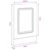 VidaXL Vaatwaspaneel Kalmar Eiken 45x1,5x67 cm - 50% Korting