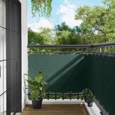 vidaXL Balkon Scherm 90 x 200 cm PU gecoat oxford alu Rechthoekig