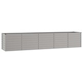 vidaXL Plantenbak verhoogd 400x80x77 cm cortenstaal roestig