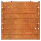vidaXL Plantenbak verhoogd 400x80x77 cm cortenstaal roestig