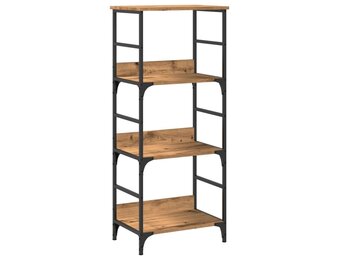 vidaXL Boekenkast 50x33x117,5 cm bewerkt hout artisanaal eikenkleur