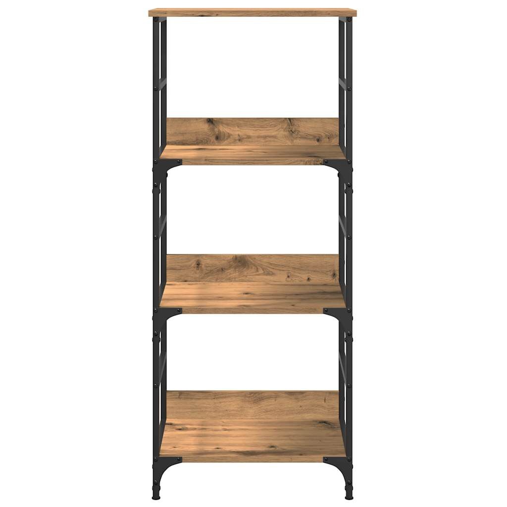 vidaXL Boekenkast 50x33x117,5 cm bewerkt hout artisanaal eikenkleur