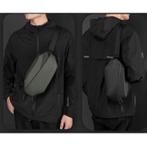 Uniseks Sling Bag Schoudertas - Waterafstotend - 51% Korting