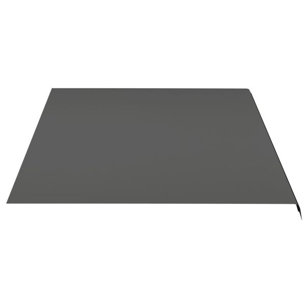 vidaXL Vervangingsdoek voor luifel 5x3,5 m antracietkleurig
