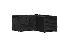 VidaXL L-vormige Tuinmeubelhoes 215x215x90 cm Zwart - 39% Korting