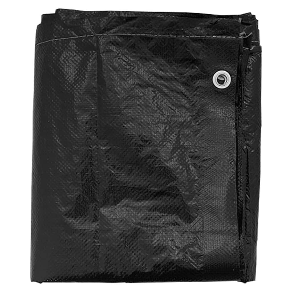 vidaXL Tuinmeubelhoezen met 16 oogjes L-vormig 215x215x90 cm