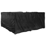 vidaXL Tuinmeubelhoezen met 16 oogjes L-vormig 215x215x90 cm