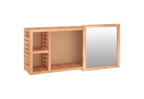 Spiegelkast Massief Walnotenhout 80x17x34 cm - 58% Korting