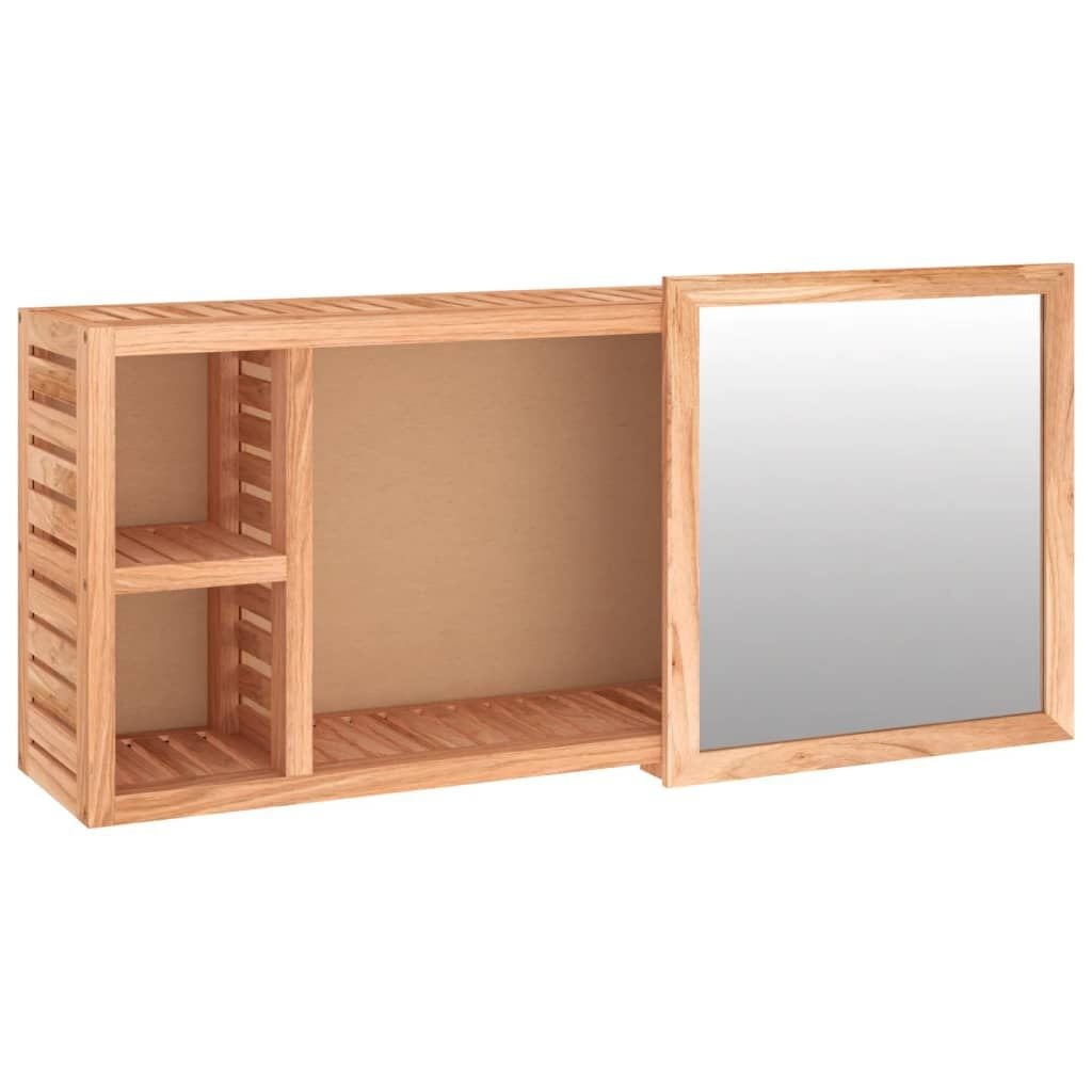 vidaXL Spiegelkast Walnotenhout 80x17x34 cm - 69% Korting