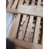 vidaXL Spiegelkast 80x17x34 cm massief walnotenhout