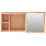 vidaXL Spiegelkast Walnotenhout 80x17x34 cm - 69% Korting