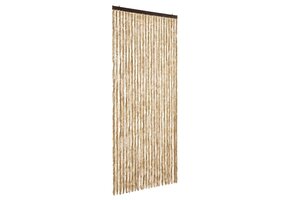 VidaXL Vliegengordijn 100x230 cm Chenille Beige - 41% Korting!
