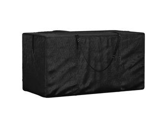 vidaXL Opbergtas voor tuinkussens 150x75x75 cm polyetheen zwart