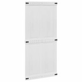 vidaXL Schuifdeur CORONA 100 x 210 cm Massief grenenhout Wit