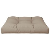vidaXL Palletkussen Taupe 70x70x12 cm - 54% Korting!