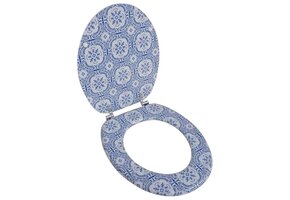 Toiletbril MDF met Porselein Dessin - 40% Korting